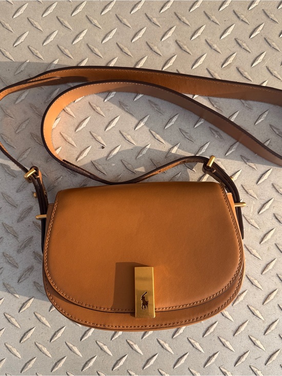 Polo Ralph Lauren Handbags - Polo Ralph Lauren ID Calfskin Mini Saddle Bag